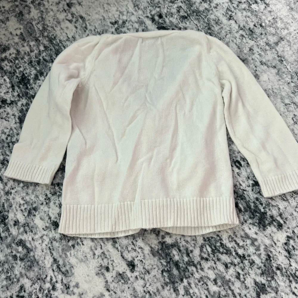 Baby GAP girls‎ Cream Cardigan Sweater 12-18 months